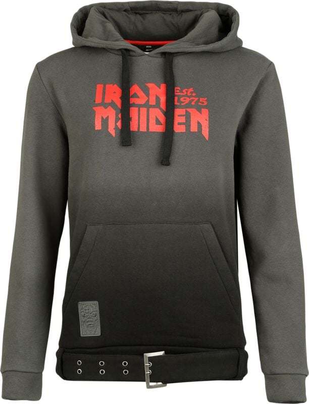 Iron Maiden EMP Signature Collection Dámská mikina s kapucí šedá/cerná - RockTime.cz