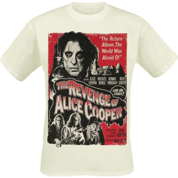 Alice Cooper 2 Color Revenge Tričko přírodní - RockTime.cz