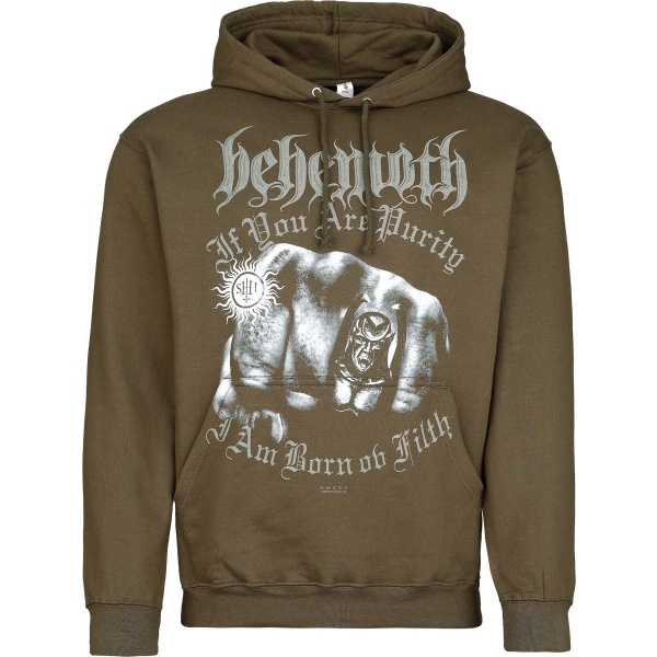 Behemoth Purity - The Unholy Trinity Tour 2025 Mikina s kapucí zelená - RockTime.cz