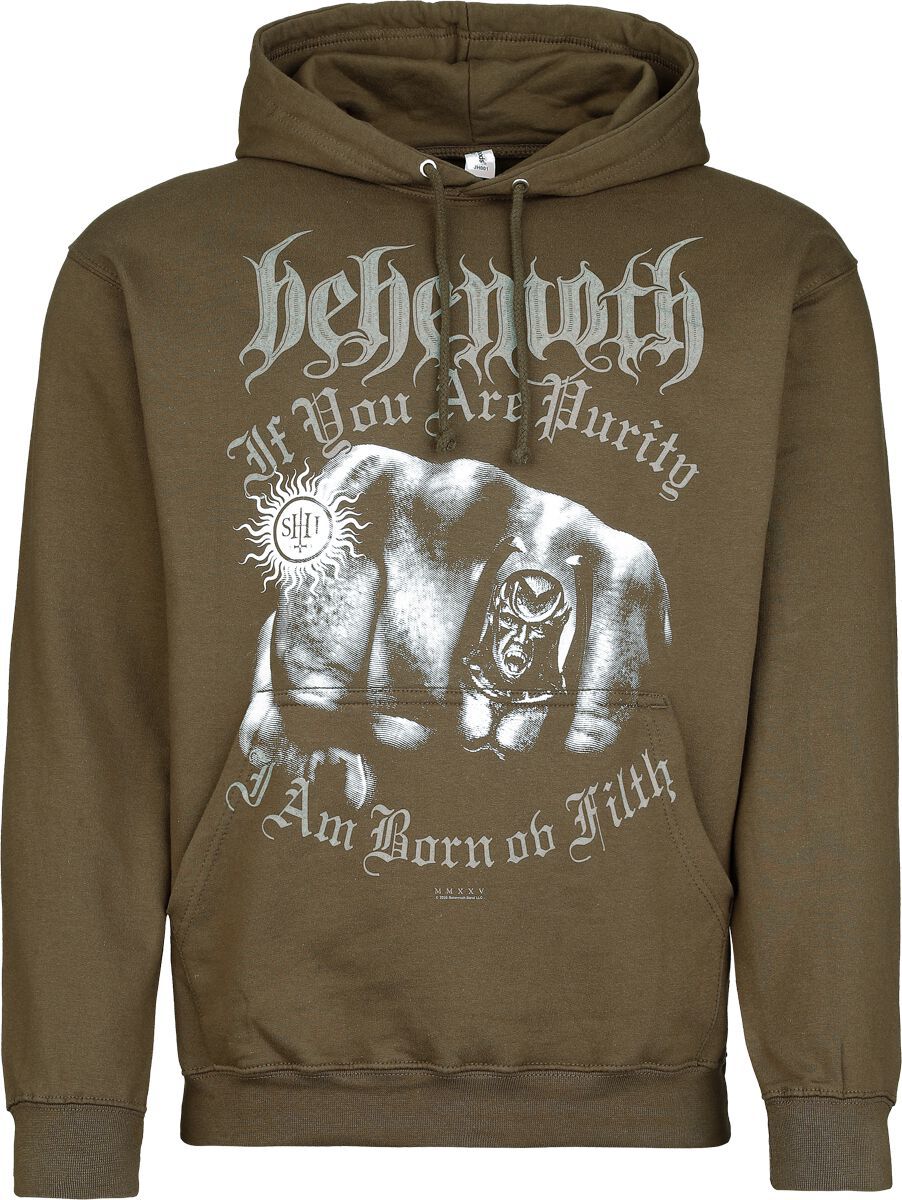 Behemoth Purity - The Unholy Trinity Tour 2025 Mikina s kapucí zelená - RockTime.cz