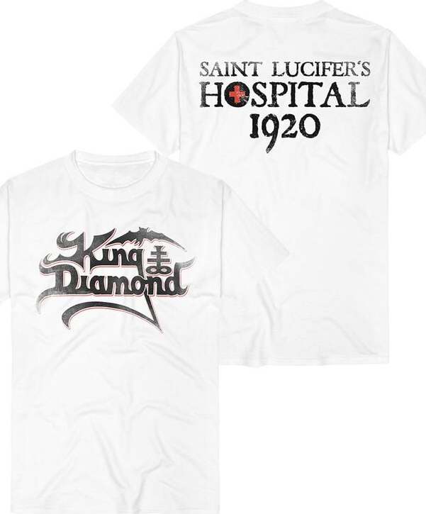 King Diamond Hospital Logo Tričko bílá - RockTime.cz