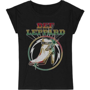 Def Leppard Vintage Boot Dámské tričko černá - RockTime.cz