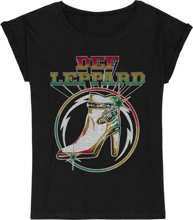 Def Leppard Vintage Boot Dámské tričko černá - RockTime.cz