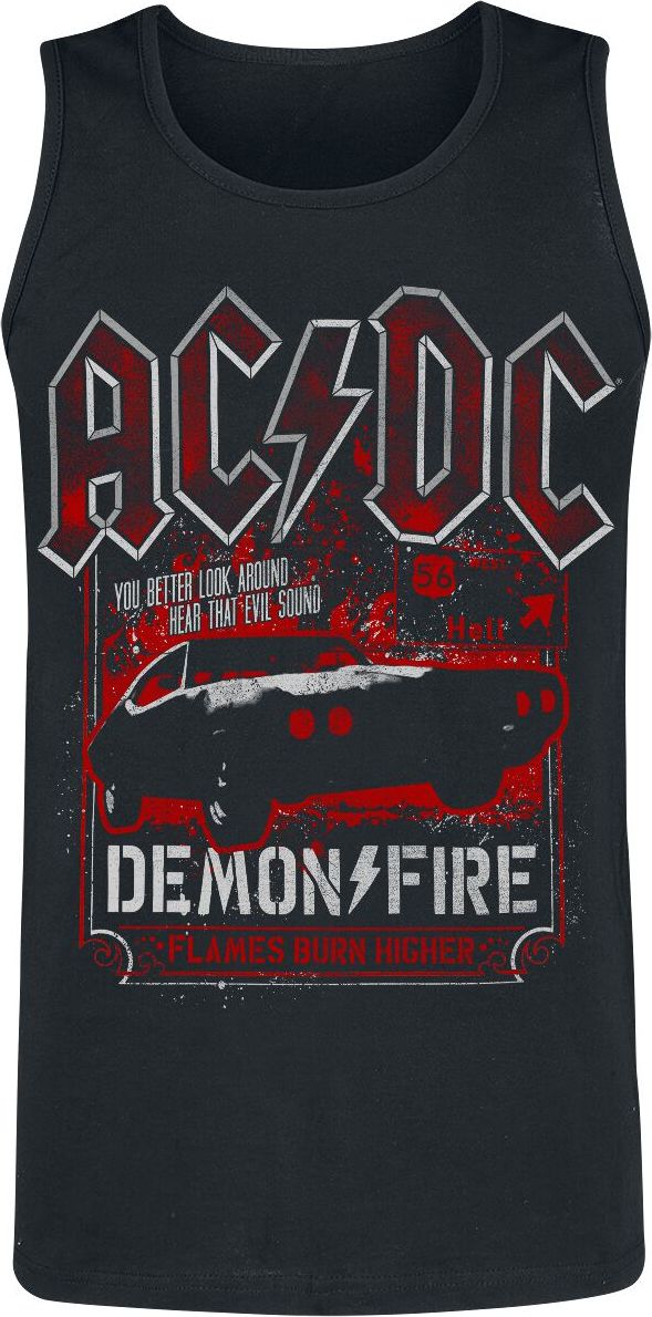 AC/DC Demon Fire Hell Tank top černá - RockTime.cz