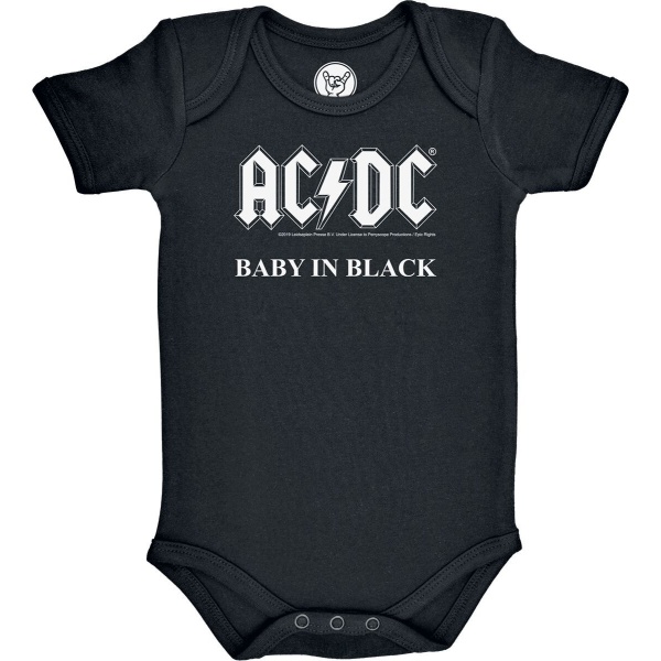 AC/DC Metal-Kids - Baby In Black body černá - RockTime.cz