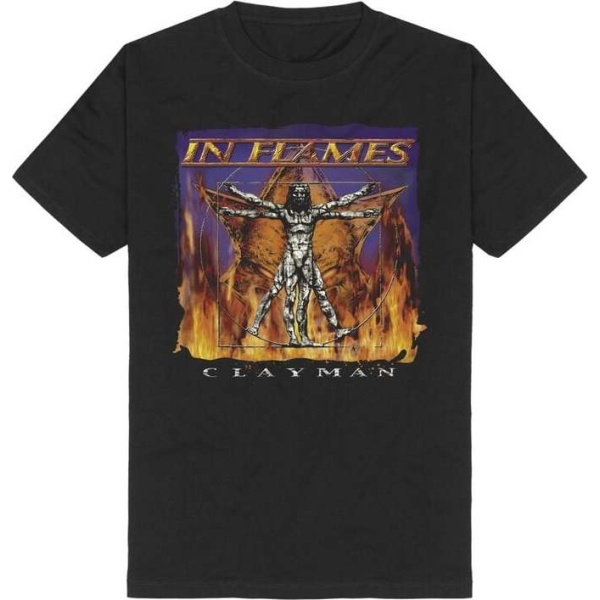 In Flames Clayman Cover Tričko černá - RockTime.cz