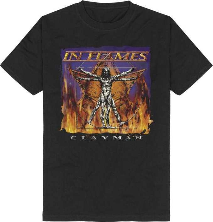 In Flames Clayman Cover Tričko černá - RockTime.cz