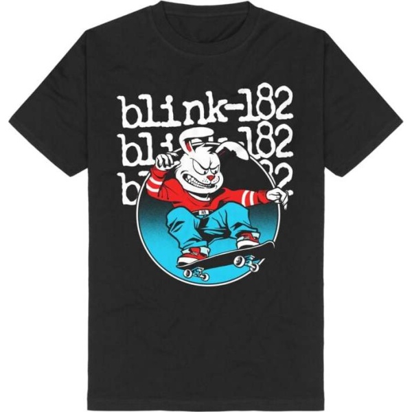 Blink-182 Skateboard Bunny Tričko černá - RockTime.cz