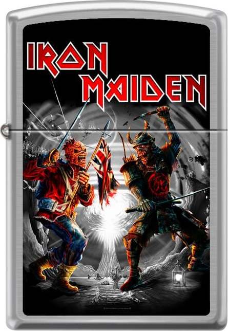 Iron Maiden Zippo - Brushed Chrome Zippo zapalovač standard - RockTime.cz