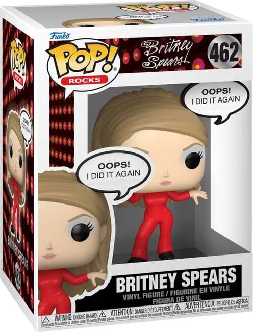Britney Spears Oops. I Did It Again (Sayings) Vinyl Figur 462 Sberatelská postava vícebarevný - RockTime.cz