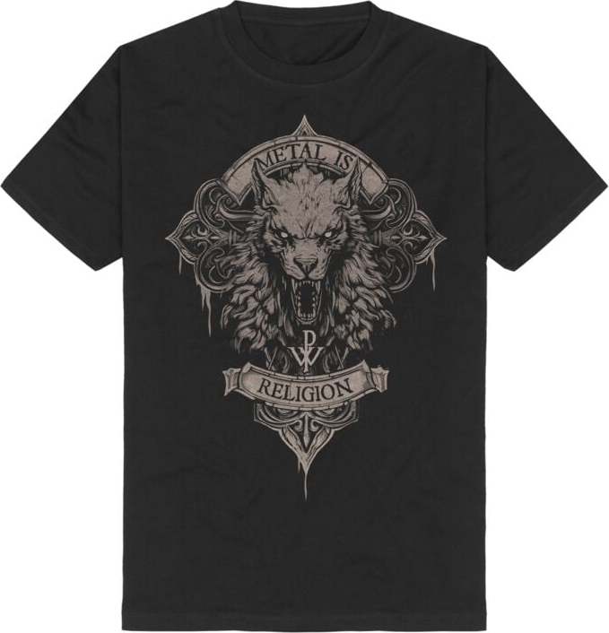 Powerwolf Wolfhead Tričko černá - RockTime.cz