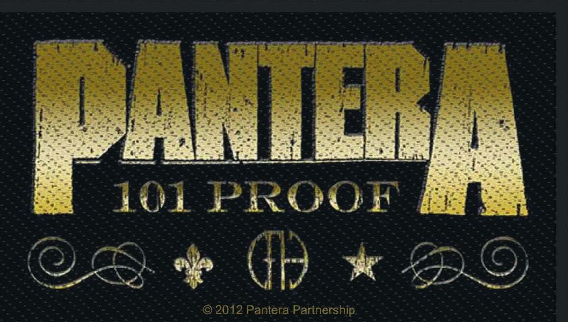 Pantera Whiskey Label nášivka standard - RockTime.cz