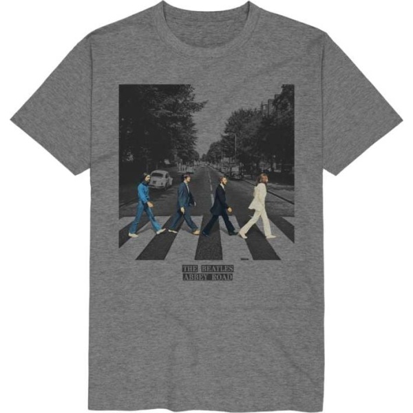 The Beatles Abbey Road Tričko šedá - RockTime.cz