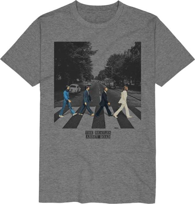 The Beatles Abbey Road Tričko šedá - RockTime.cz