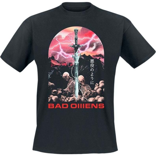 Bad Omens Fantasy Sword Tričko černá - RockTime.cz