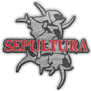 Sepultura Logo & Tribals Odznak stríbrná - RockTime.cz