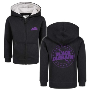 Black Sabbath Metal Kids - Emblem detská mikina s kapucí na zip černá - RockTime.cz