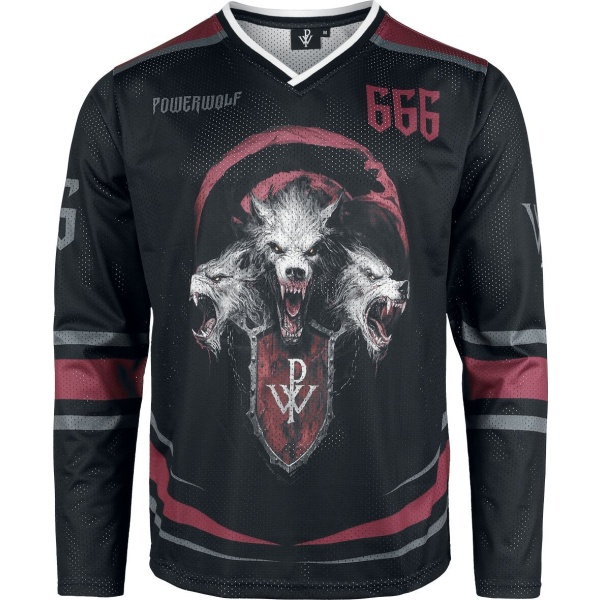 Powerwolf Hockey Jersey Tričko s dlouhým rukávem vícebarevný - RockTime.cz