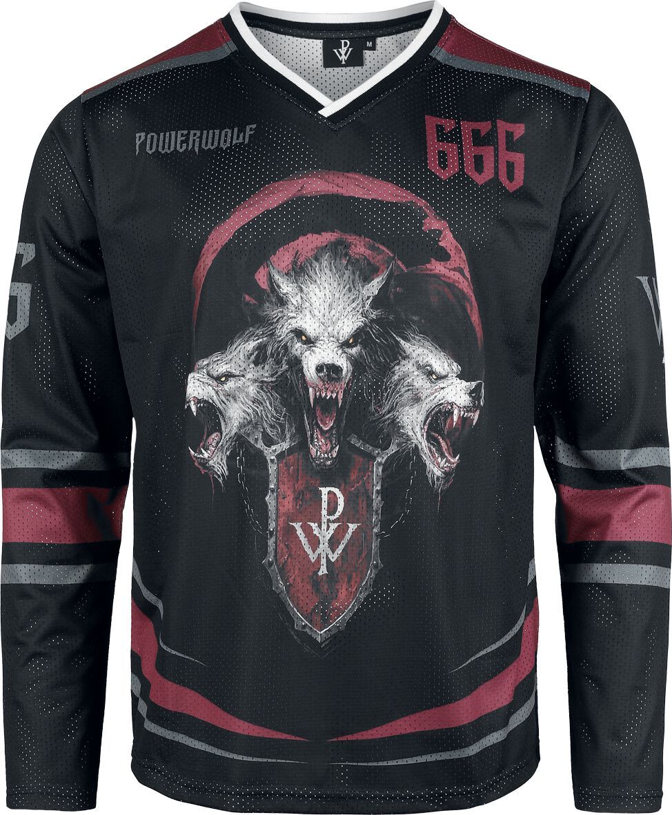 Powerwolf Hockey Jersey Tričko s dlouhým rukávem vícebarevný - RockTime.cz