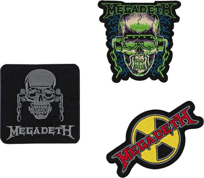 Megadeth Patches 5-er Set Megadeth nášivka standard - RockTime.cz