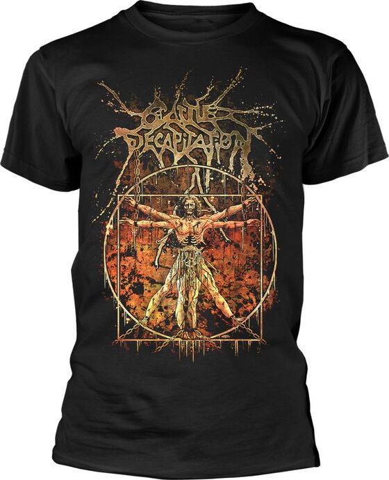 Cattle Decapitation Vitruvian Tričko černá - RockTime.cz