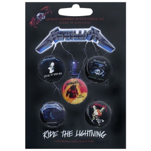 Metallica Ride The Lightning Odznak vícebarevný - RockTime.cz