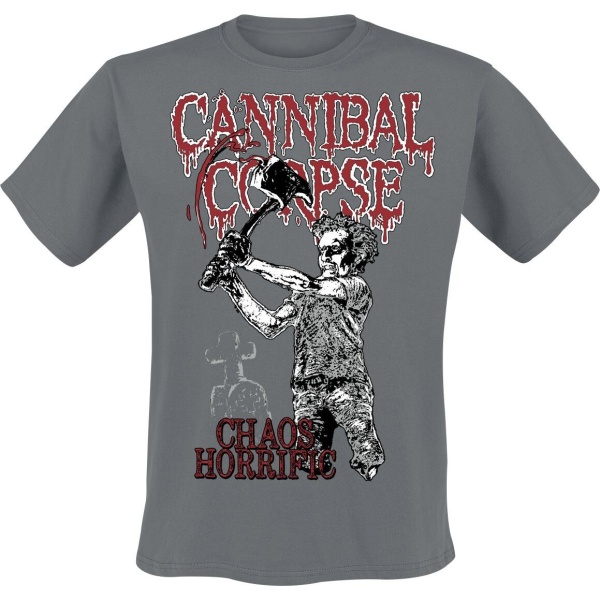 Cannibal Corpse Chaos Horrific Bootleg Tričko charcoal - RockTime.cz