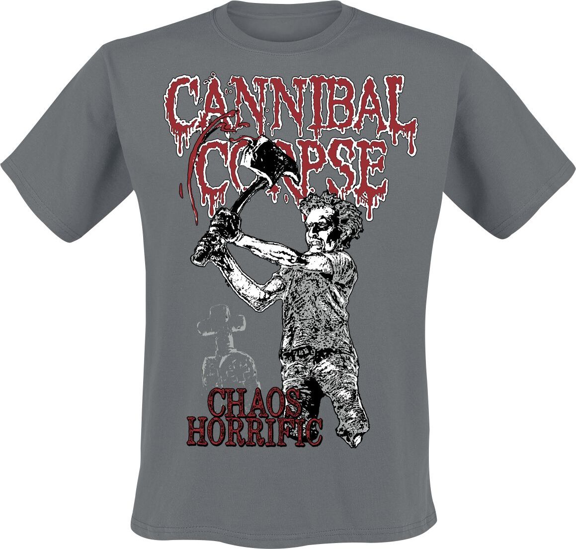 Cannibal Corpse Chaos Horrific Bootleg Tričko charcoal - RockTime.cz