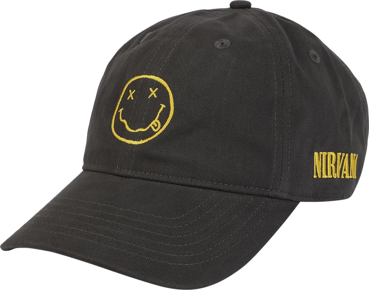 Nirvana Amplified Collection - Nirvana Baseballová kšiltovka charcoal - RockTime.cz
