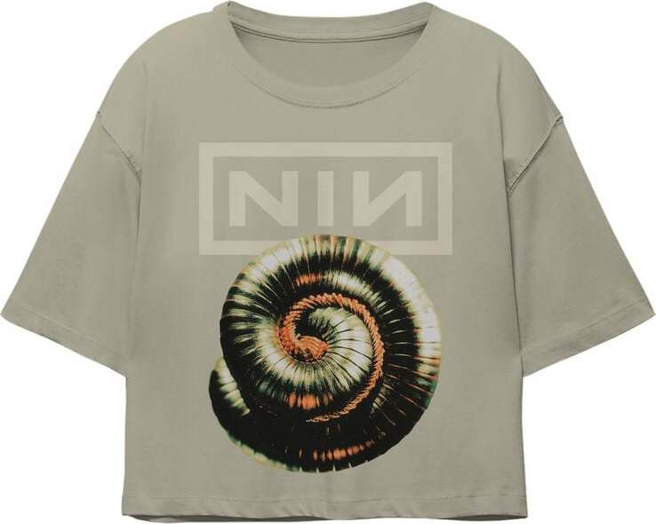 Nine Inch Nails Closer to god Dámské tričko olivová - RockTime.cz