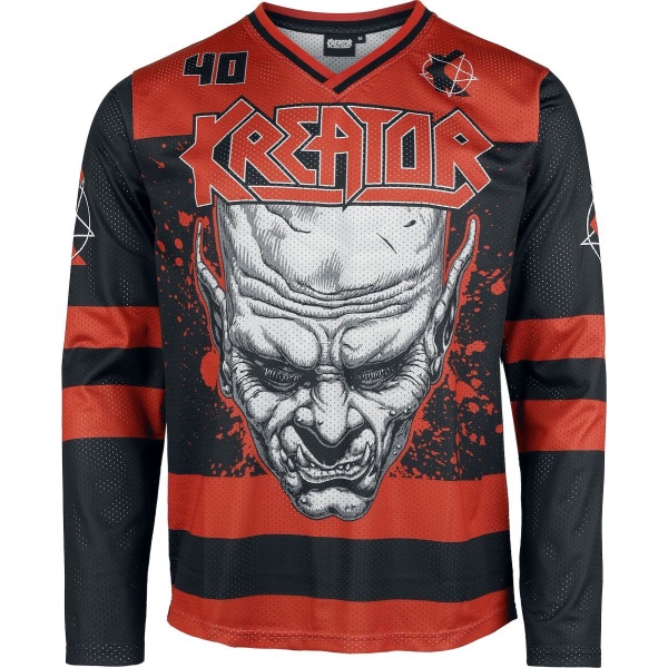 Kreator Hockey Jersey Tričko s dlouhým rukávem vícebarevný - RockTime.cz