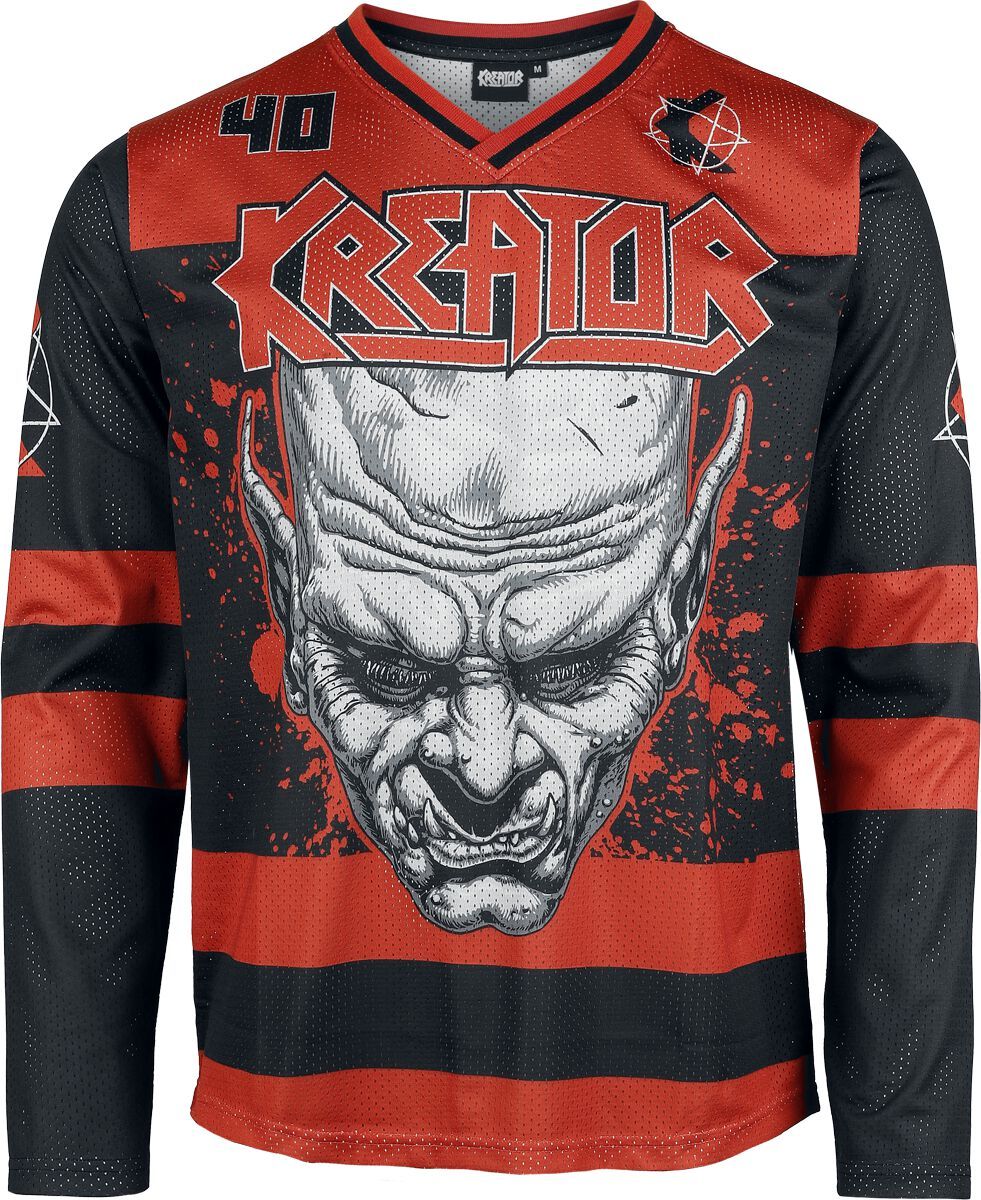 Kreator Hockey Jersey Tričko s dlouhým rukávem vícebarevný - RockTime.cz