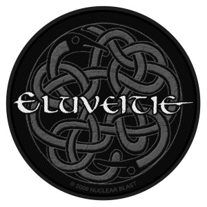 Eluveitie Eluveitie Logo nášivka cerná/šedá/bílá - RockTime.cz