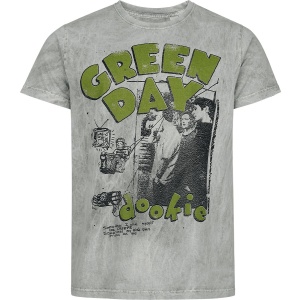 Green Day Sketched Man Tričko šedá - RockTime.cz