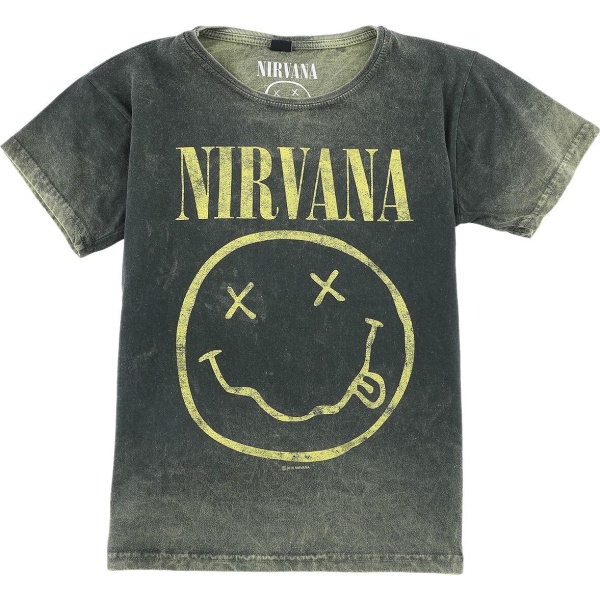 Nirvana Kids - Logo detské tricko zelená - RockTime.cz