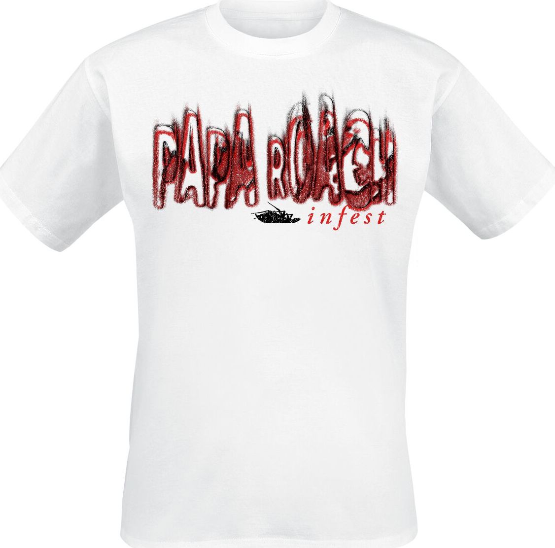 Papa Roach Logo Blur Tričko bílá - RockTime.cz