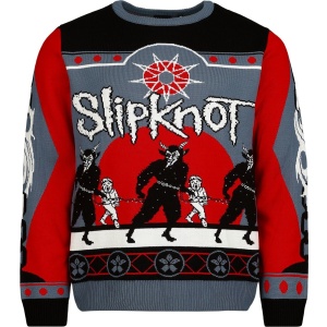 Slipknot Holiday Sweater 2025 Pletený svetr vícebarevný - RockTime.cz