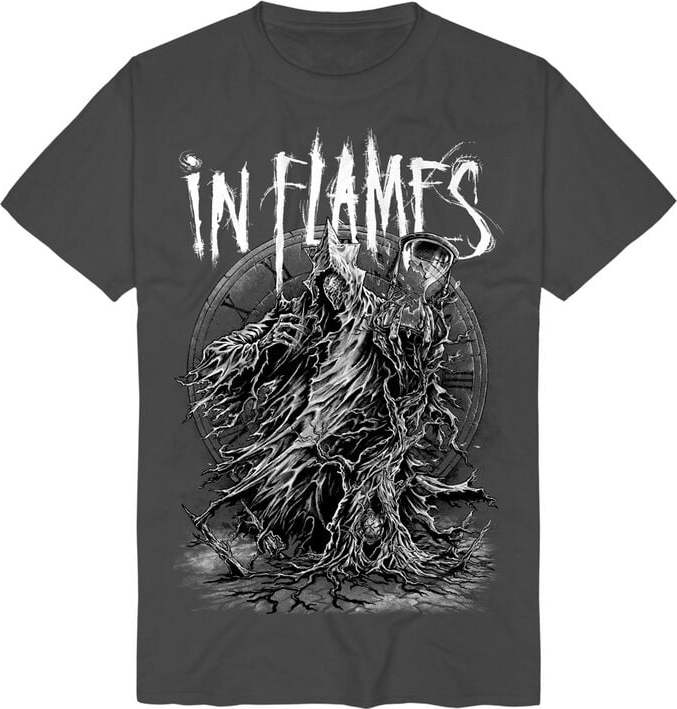 In Flames End Of Time Tričko charcoal - RockTime.cz