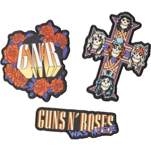 Guns N' Roses Patches 3-er Set Guns N' Roses nášivka standard - RockTime.cz