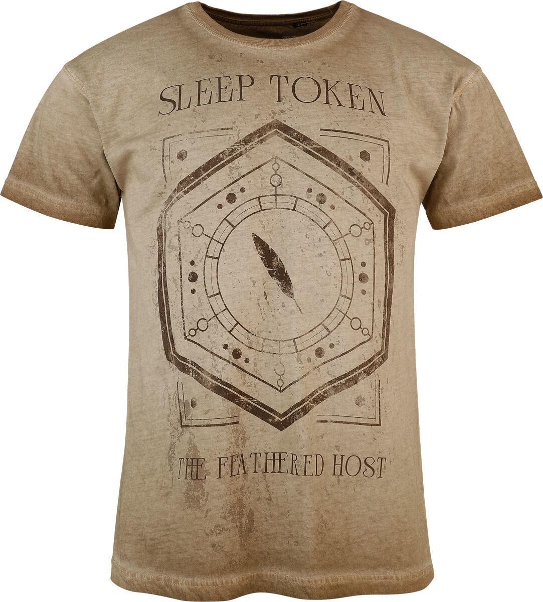 Sleep Token Feathered Host Tričko béžová - RockTime.cz