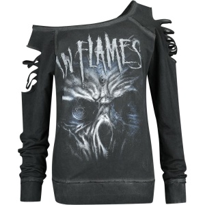 In Flames Ghost Dámská mikina černá - RockTime.cz
