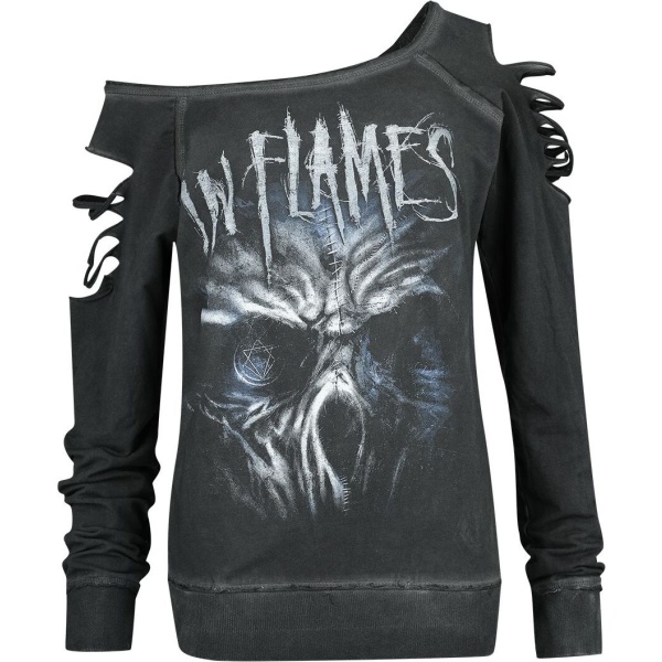 In Flames Ghost Dámská mikina černá - RockTime.cz