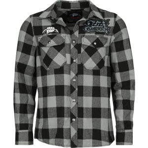 Ozzy Osbourne Check Shirt Košile cerná/šedá - RockTime.cz