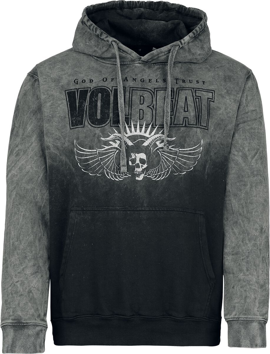 Volbeat Logo Mikina s kapucí šedá - RockTime.cz