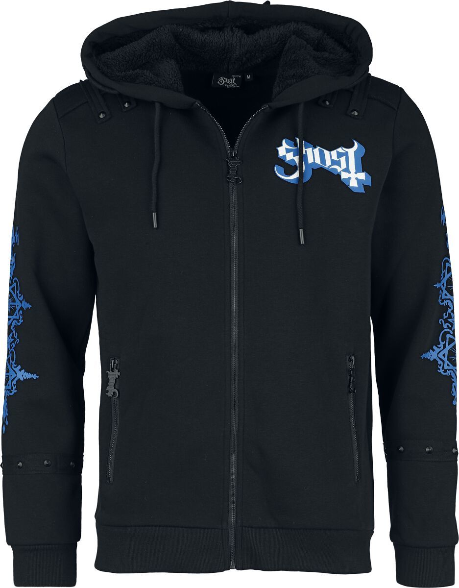 Ghost EMP Signature Collection Mikina s kapucí na zip černá - RockTime.cz