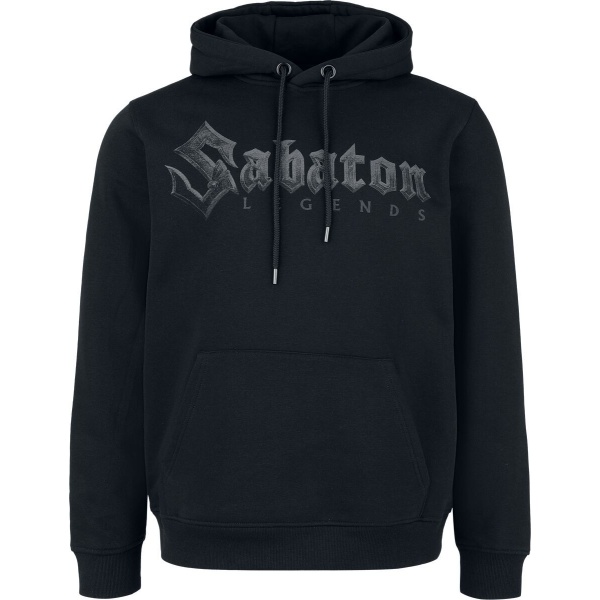 Sabaton Black Logo Mikina s kapucí černá - RockTime.cz