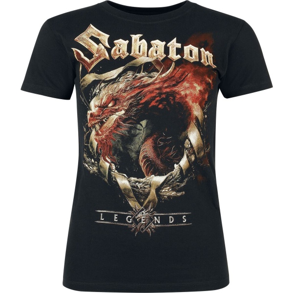 Sabaton Dragon Dámské tričko černá - RockTime.cz