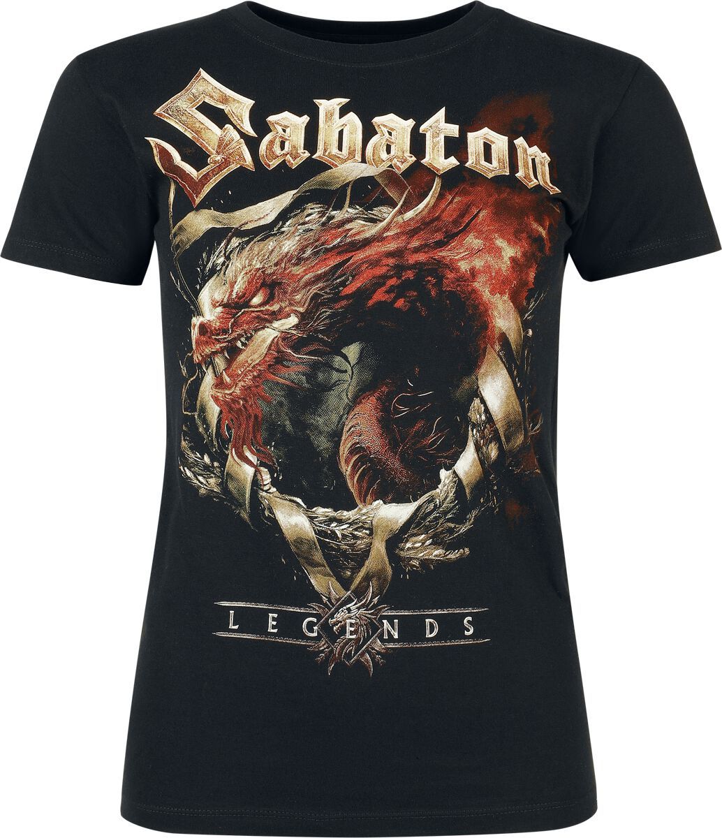Sabaton Dragon Dámské tričko černá - RockTime.cz