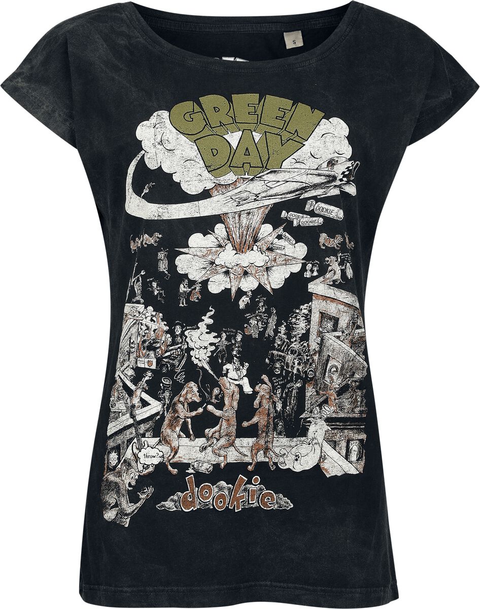 Green Day Dookie Scene Dámské tričko šedá - RockTime.cz