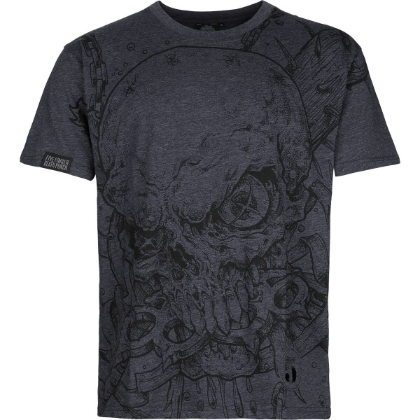 Five Finger Death Punch EMP Signature Collection Tričko šedá - RockTime.cz
